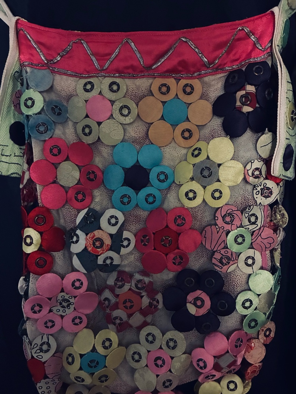 AMEN. Luxury Italian 3D Floral Appliqué Hobo Bag – Hand-Embellished Art Piece - Picture 2 of 10